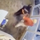 Screen grab of footage from the incident between Rochester investigator and EMT.